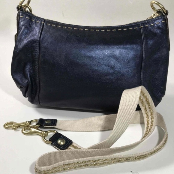 Coach blue Baguette purse 11x6 - Picture 2 of 5